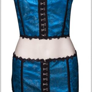2 PIECE LACE UP CORSET & SKIRT SET – DB010