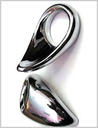 CHROME PLATED TEARDROP COCK RING – WP63